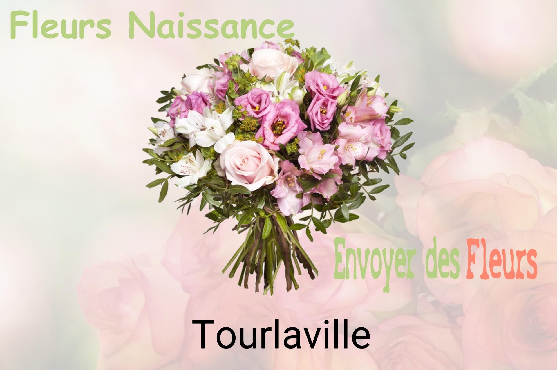 Bouquet de fleurs de naissance livré à Tourlaville